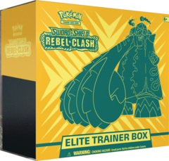 Pokemon Sword & Shield SWSH2 Rebel Clash Elite Trainer Box